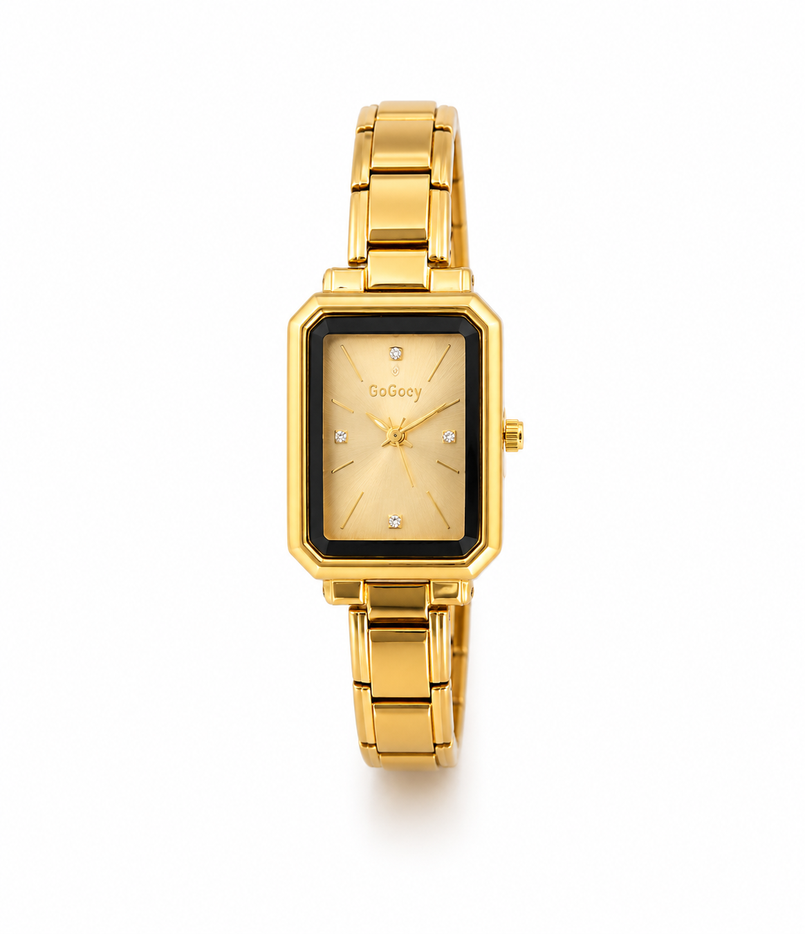 Reloj dorado tipo pulsera italiana