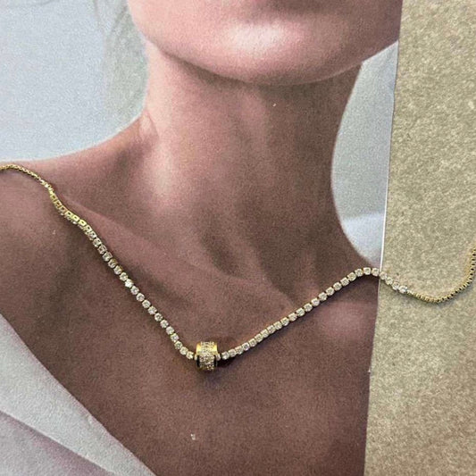 COLLAR ZIRCONIA CON PIEDRA