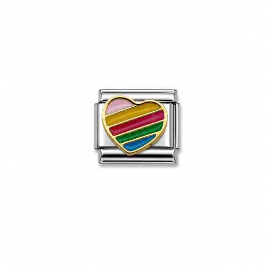 Charms corazon colores