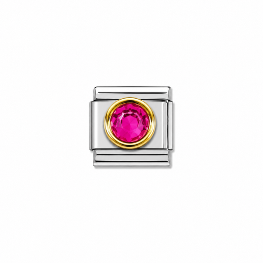 Charms piedra rosa