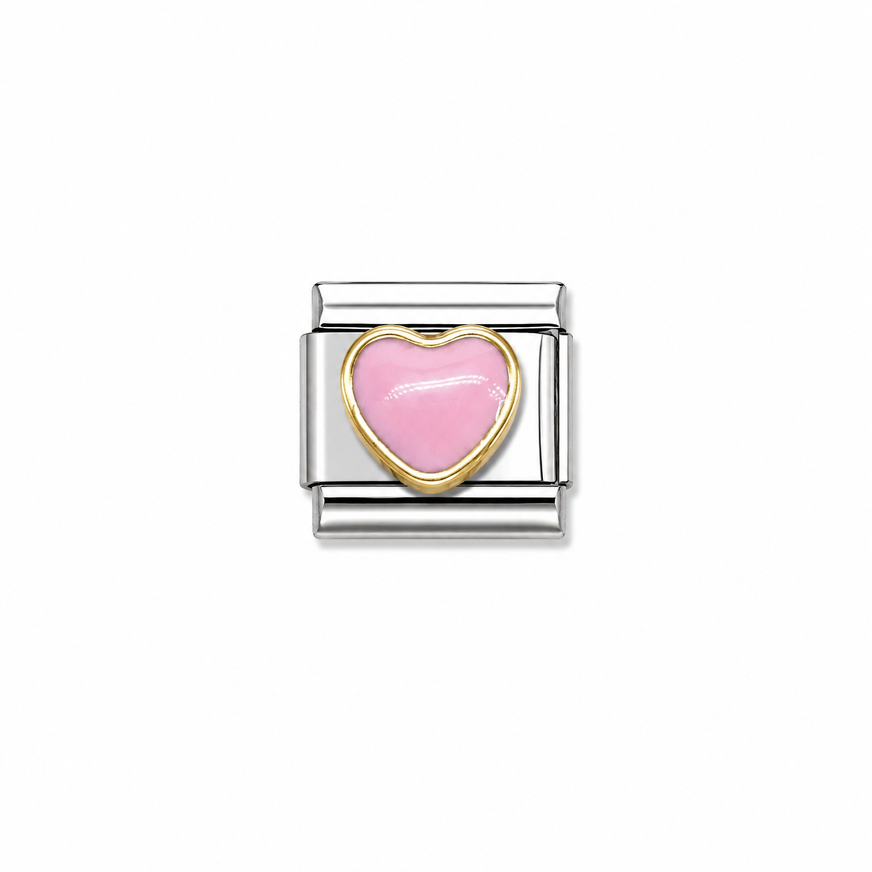 Charms corazón rosa
