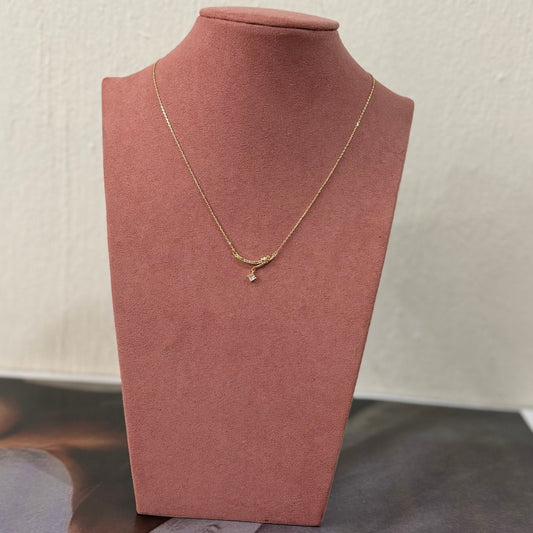 Cadena mini dije sonrisa y brillo