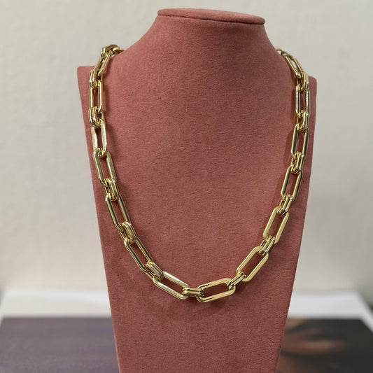 Cadena chunky rectángulos