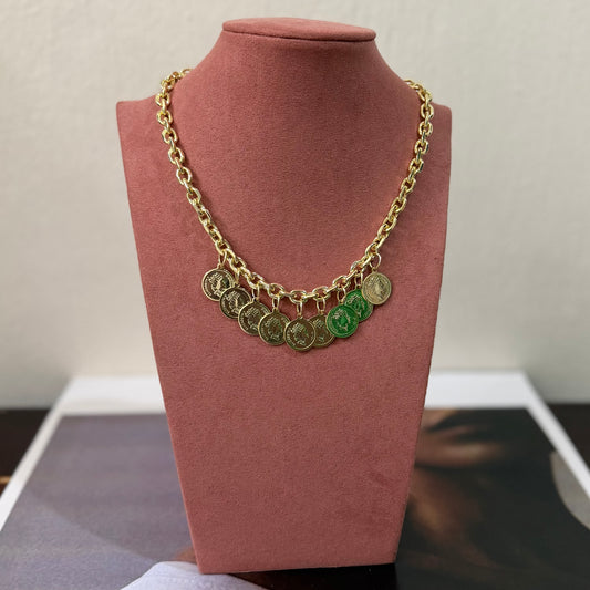 Collar monedas