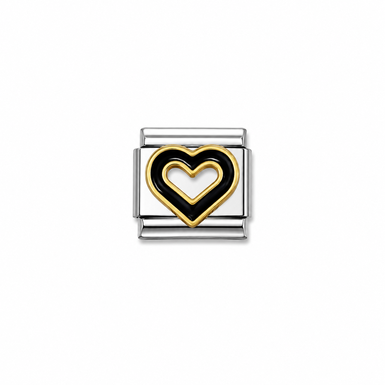Charms corazon negro
