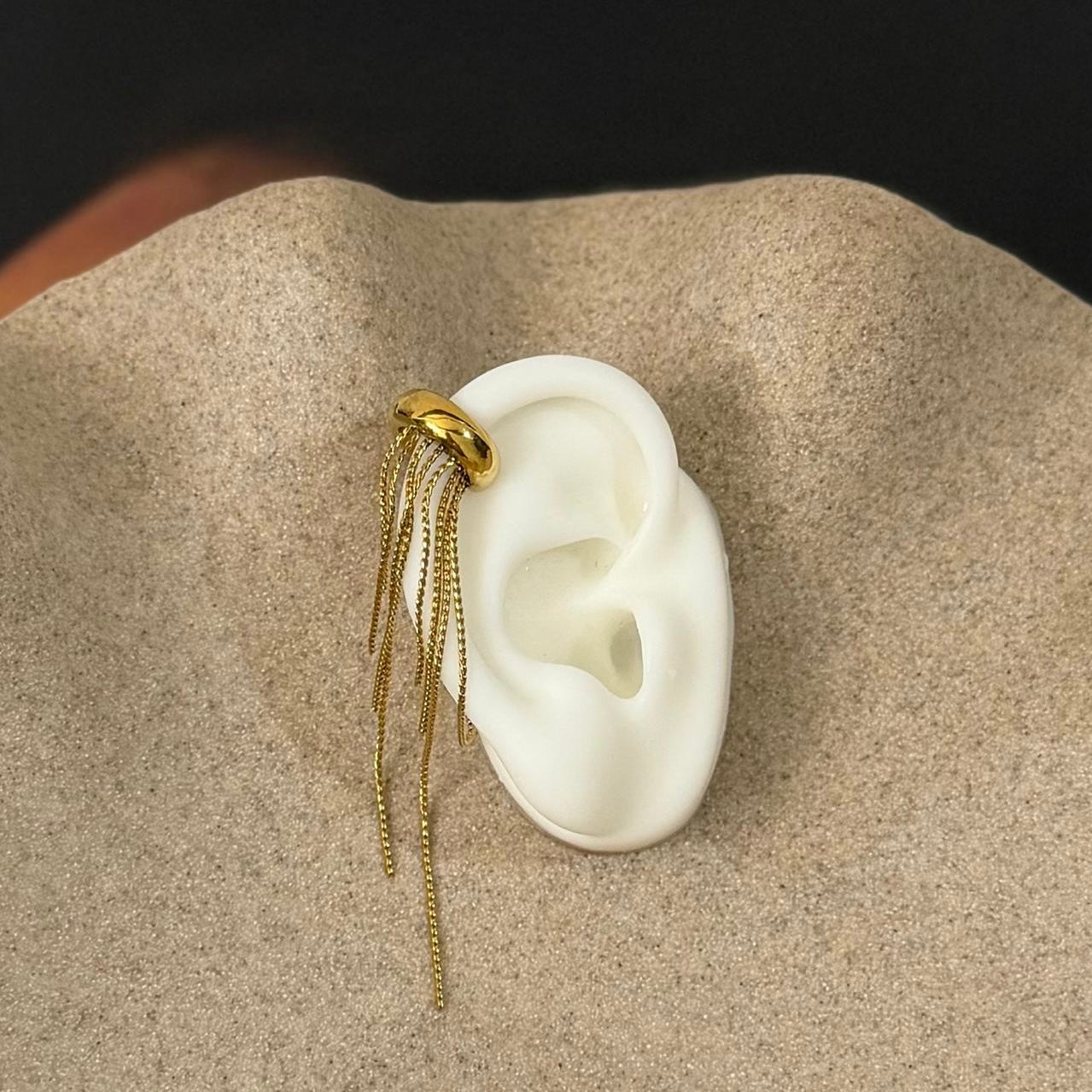Earcuff dorado 001