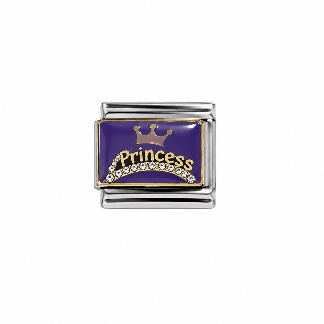 Charms princess morado