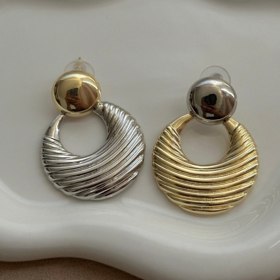 ARETE BICOLOR RAYADO