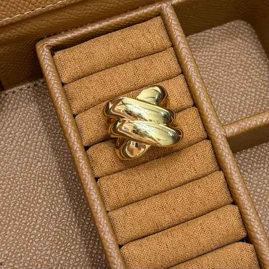 ANILLO CHUNKY TRIPLE CRUZADO