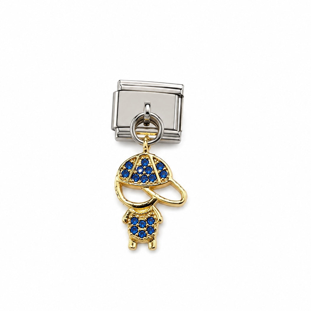 Charms niño azul