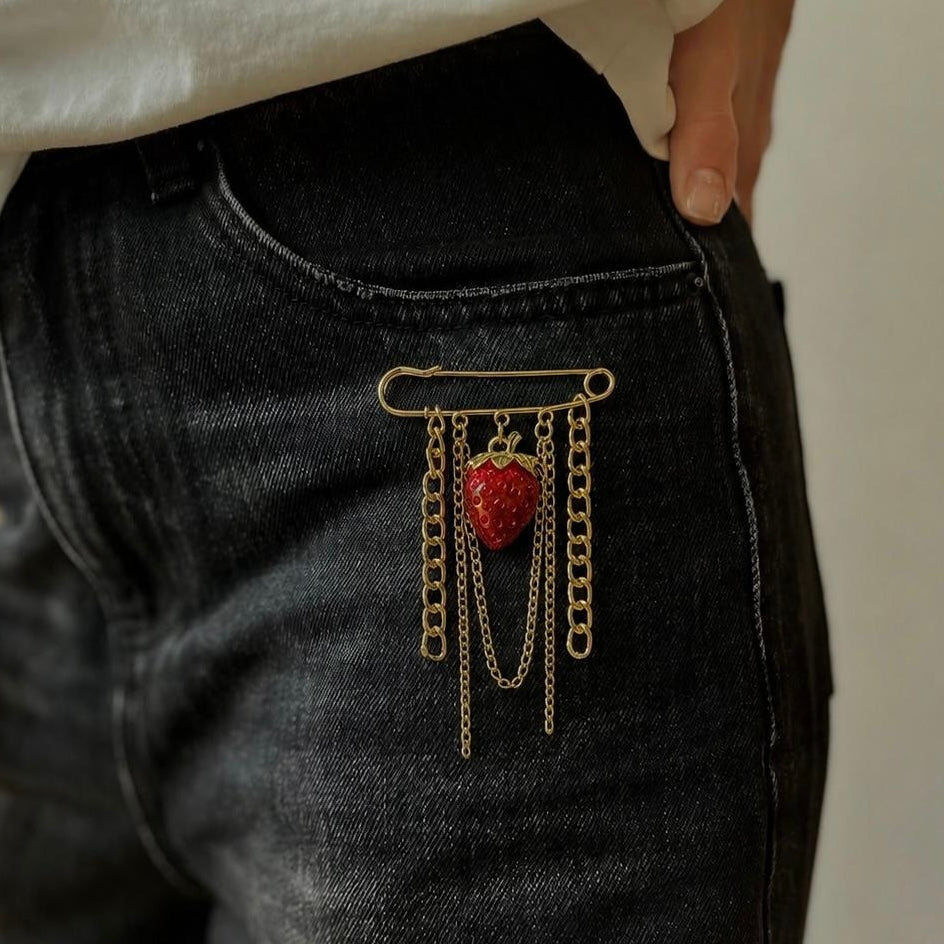 Broche accesorio fresita
