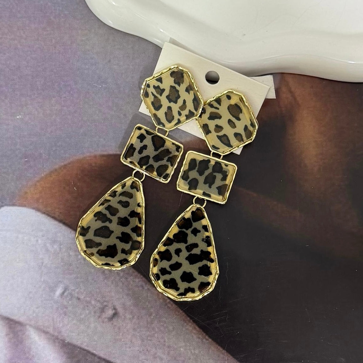 Arracada animal print