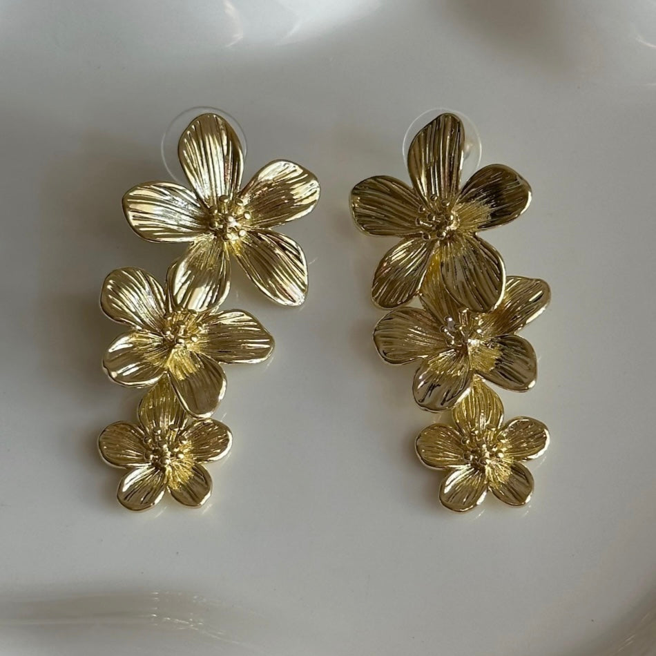 ARETE LARGO TRES FLORES