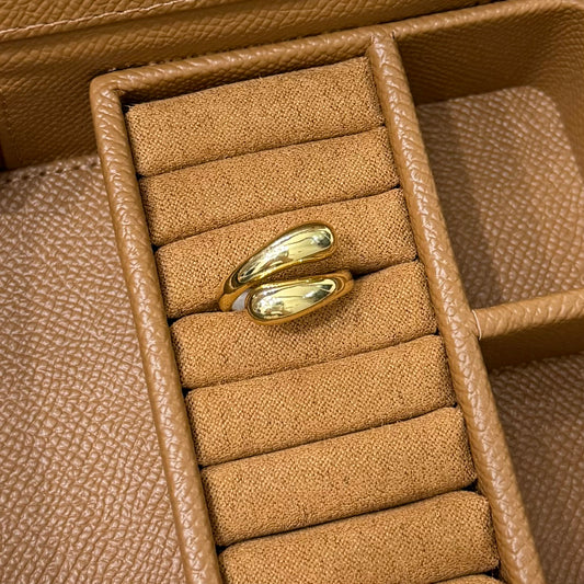 ANILLO DOS GOTAS LISO