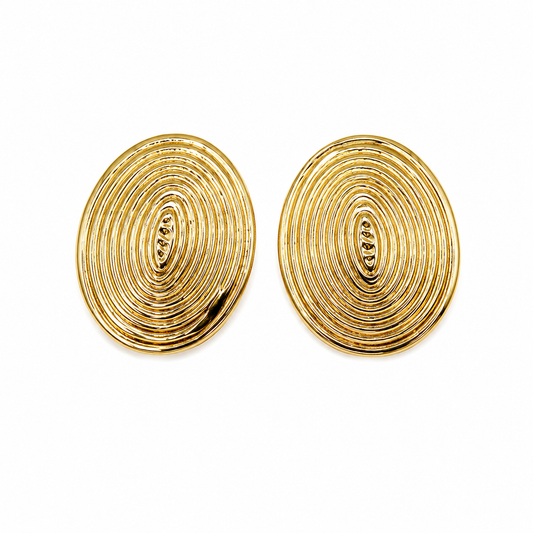 Arete dorado circular