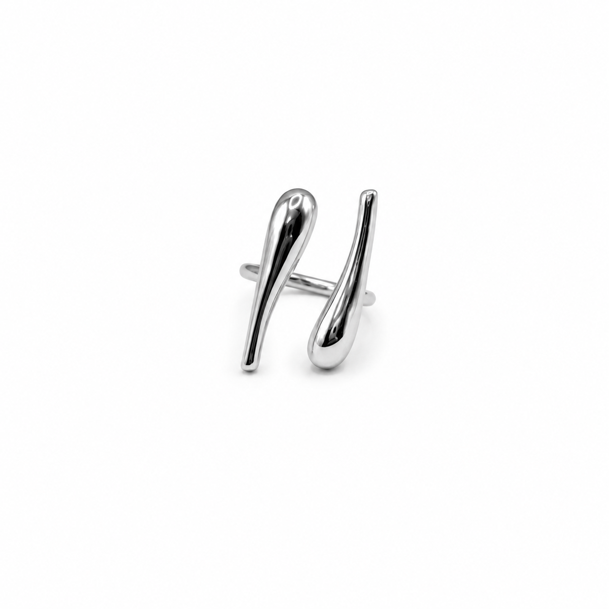 Anillo ajustable plateado